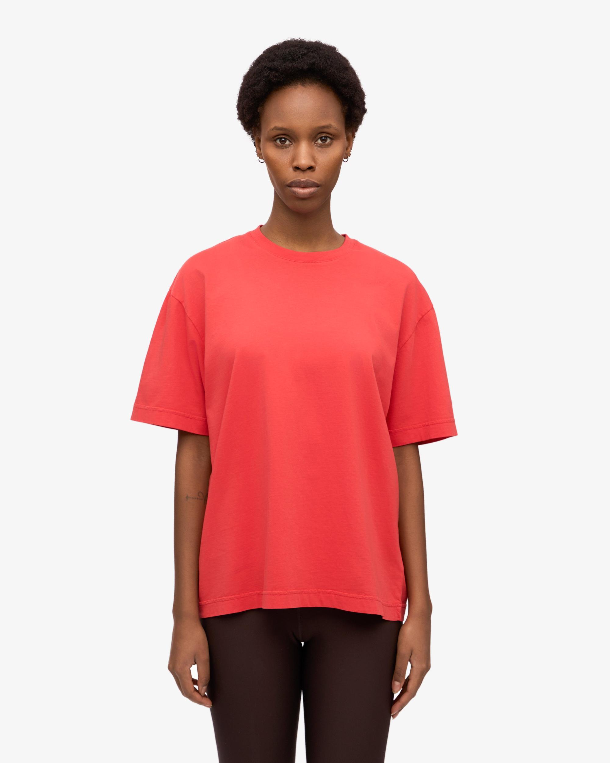 Oversized Organic T-Shirt - Cedar Brown Product Image