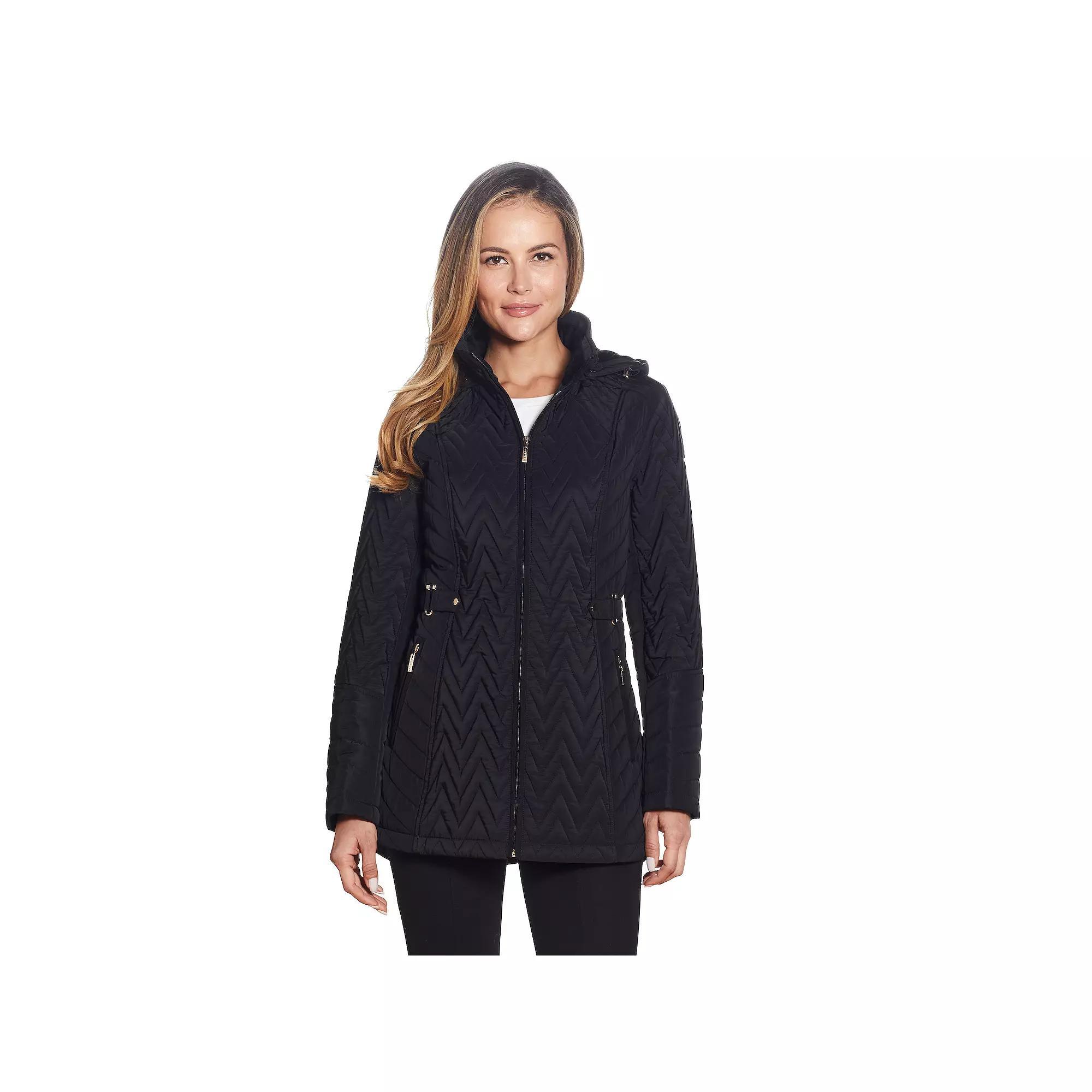 Women's Gallery Hooded Quilted Jacket,  Product Image