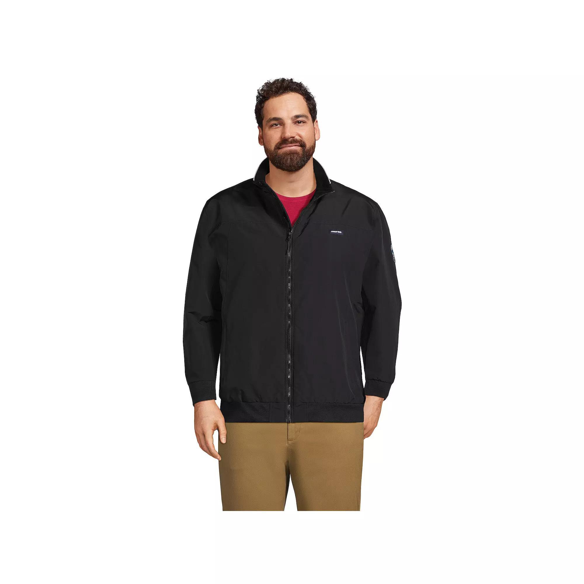 Big & Tall Lands' End Classic Squall Bomber Jacket, Men's,  Product Image