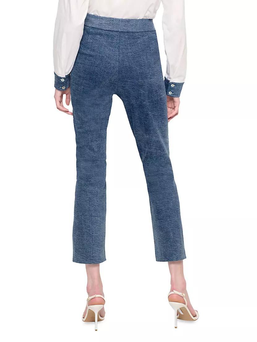 Gianna Cropped Micro Flare Jeans Product Image