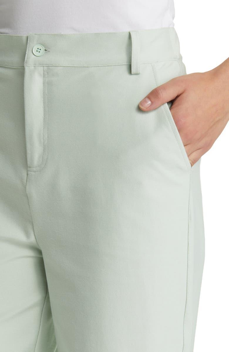 Max Mara Vasaio Wide Leg Pants in Green Pastel Product Image