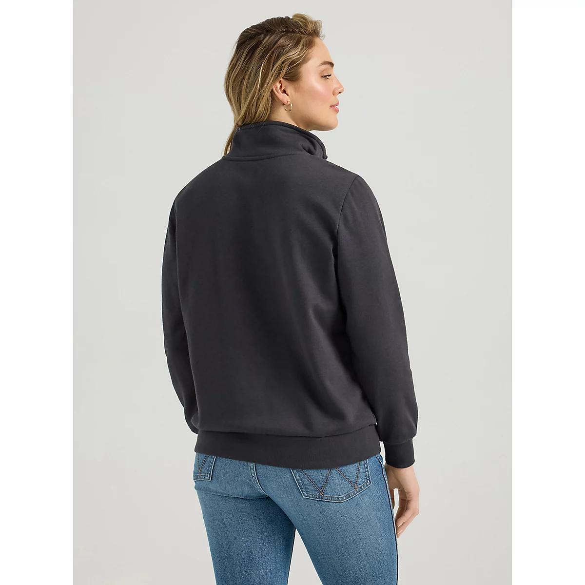 Women's Wrangler Long Live Cowboys® Quarter Zip Pullover | Women's JACKETS & OUTERWEAR | Wrangler® Product Image