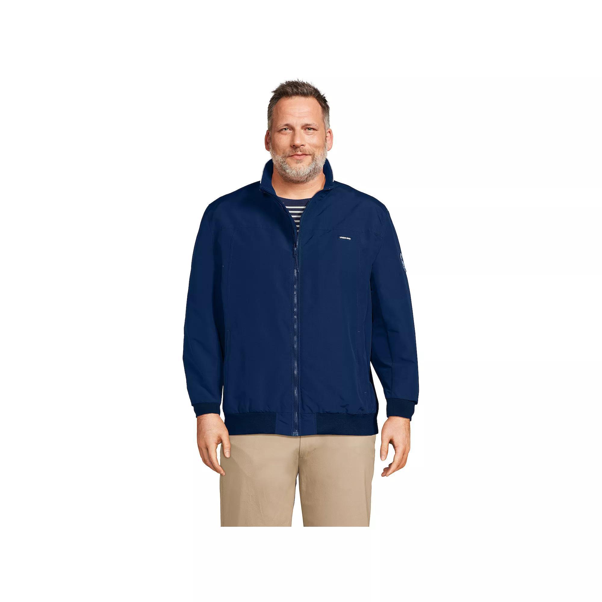 Big & Tall Lands' End Classic Squall Bomber Jacket, Men's,  Product Image