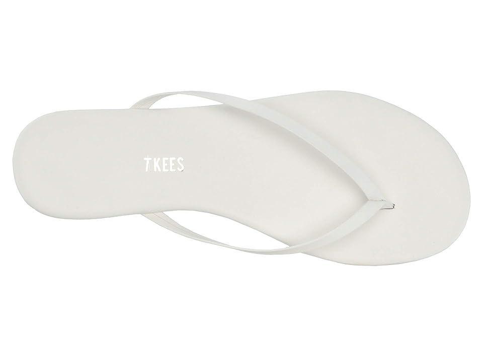 Womens Solids Leather Flip Flops Product Image