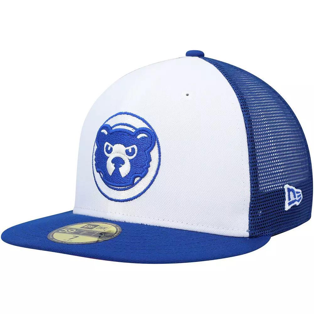 Men's New Era  Royal/White Chicago Cubs 2023 On-Field Batting Practice 59FIFTY Fitted Hat, Size: 7 Product Image