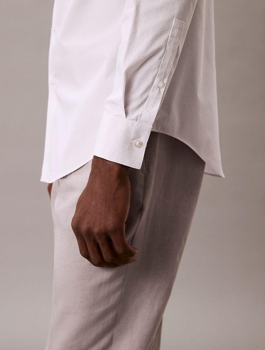 Steel Solid Slim Fit Button-Down Shirt Product Image