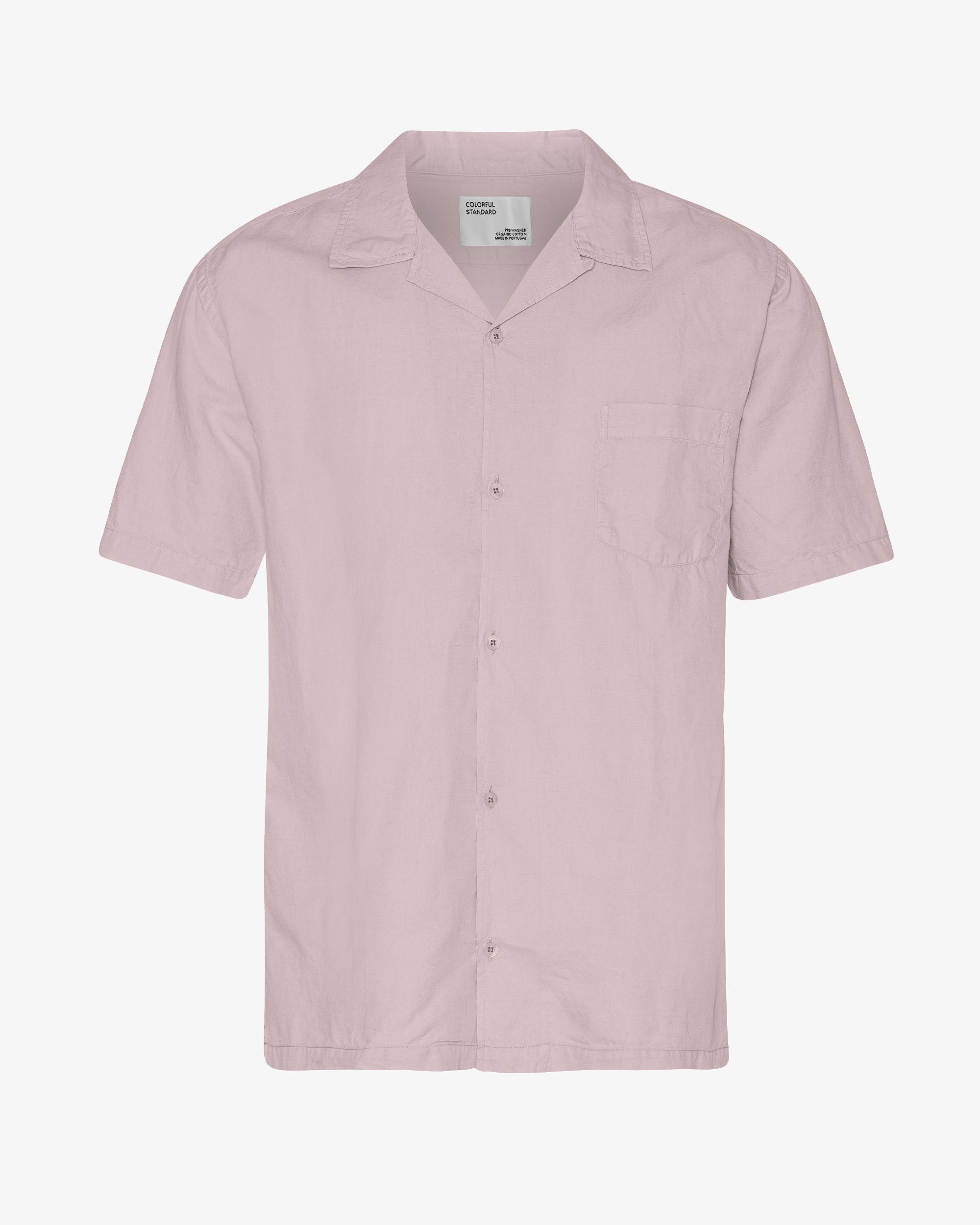 Linen Short Sleeved Shirt - Ivory White Product Image