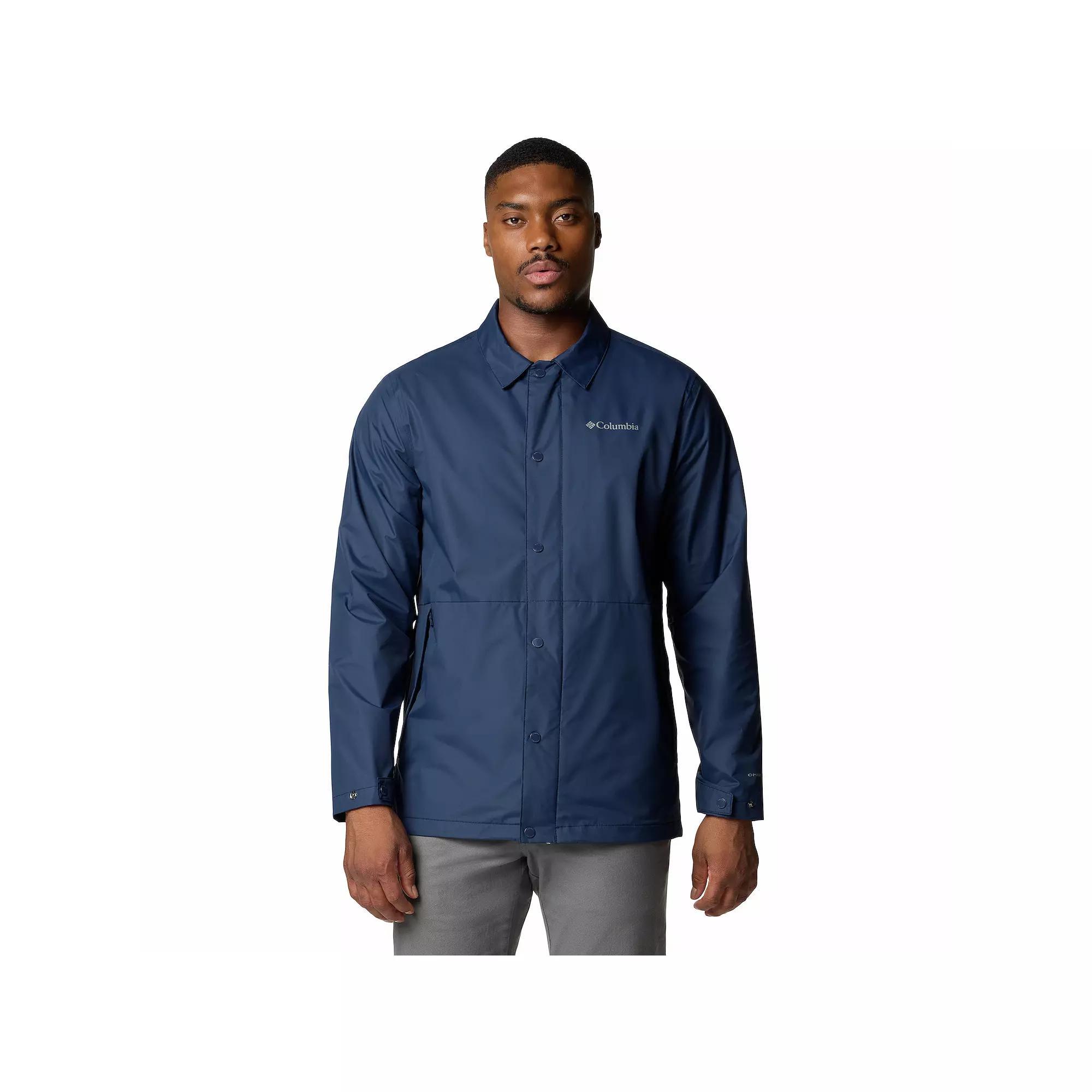 Men's Columbia Sleetwood Mac Omni-TECH™ Waterproof Jacket, Size: Small, Collegiate Blue Product Image