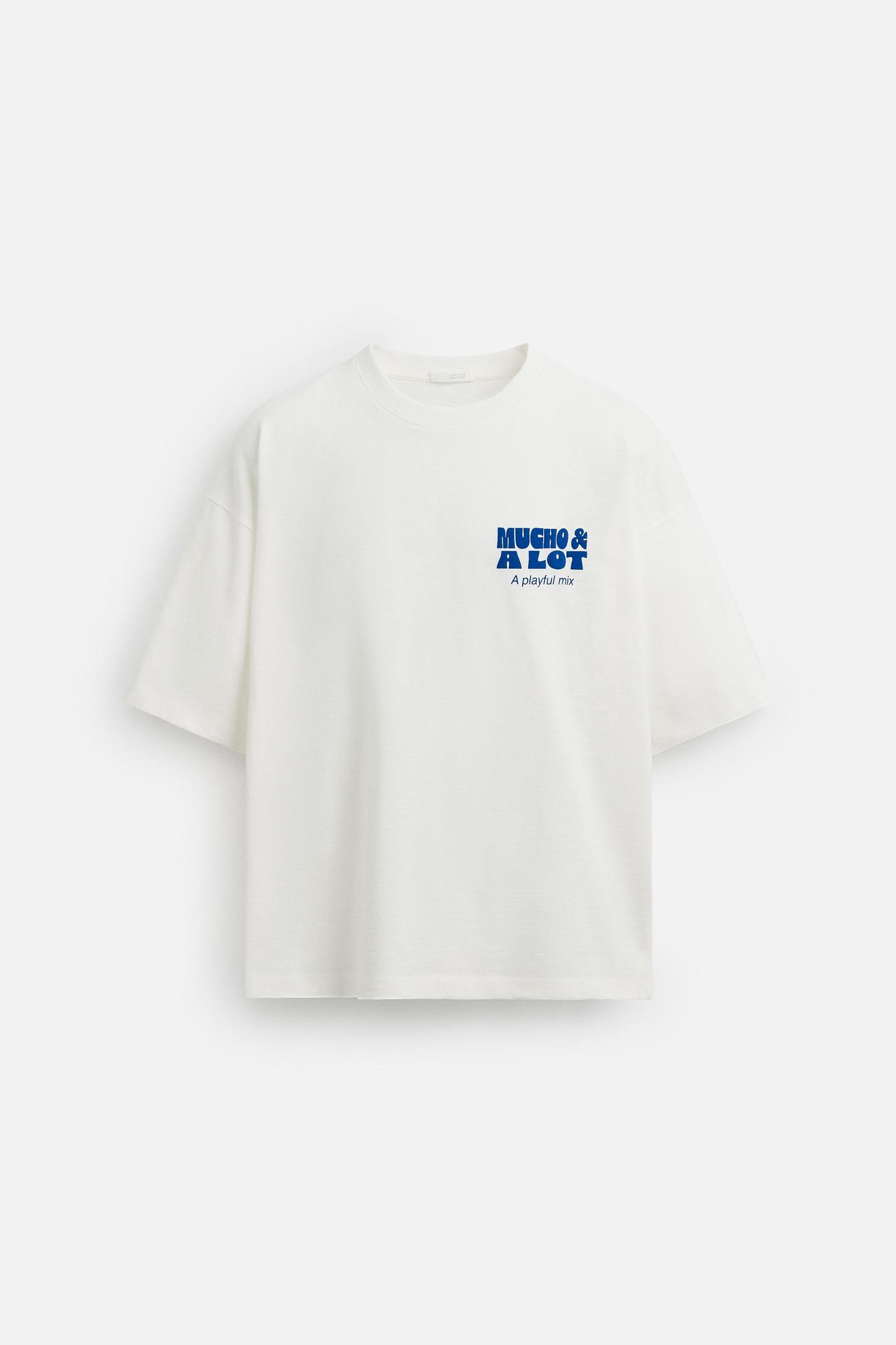 PRINTED TEXT T-SHIRT Product Image