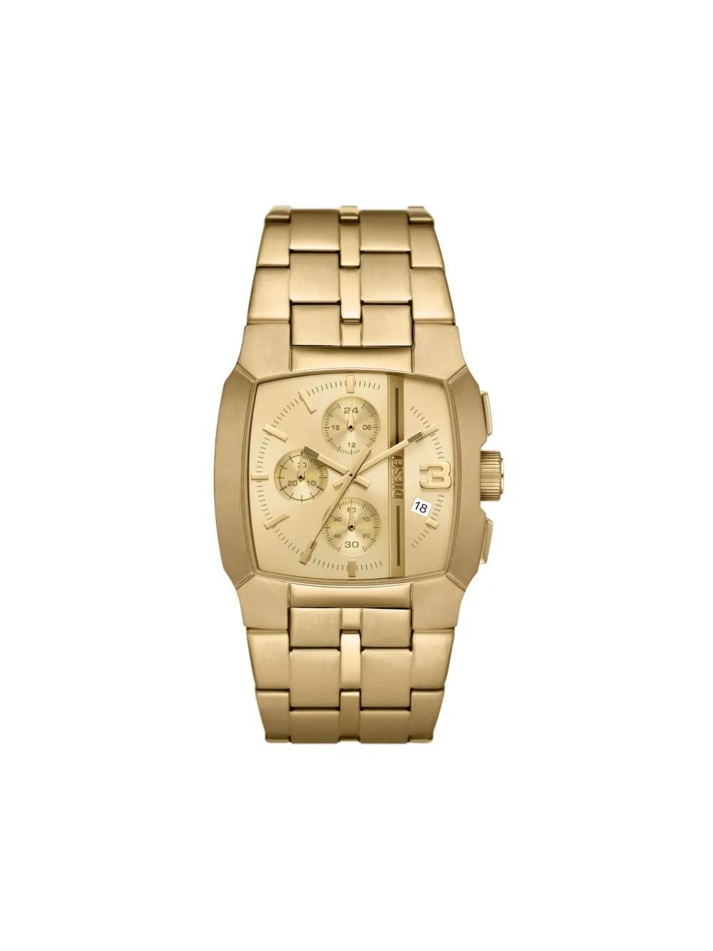 DIESEL Men's Cliffhanger Quartz Chronograph Gold-tone Stainless Steel Watch 40mm In Oro Product Image