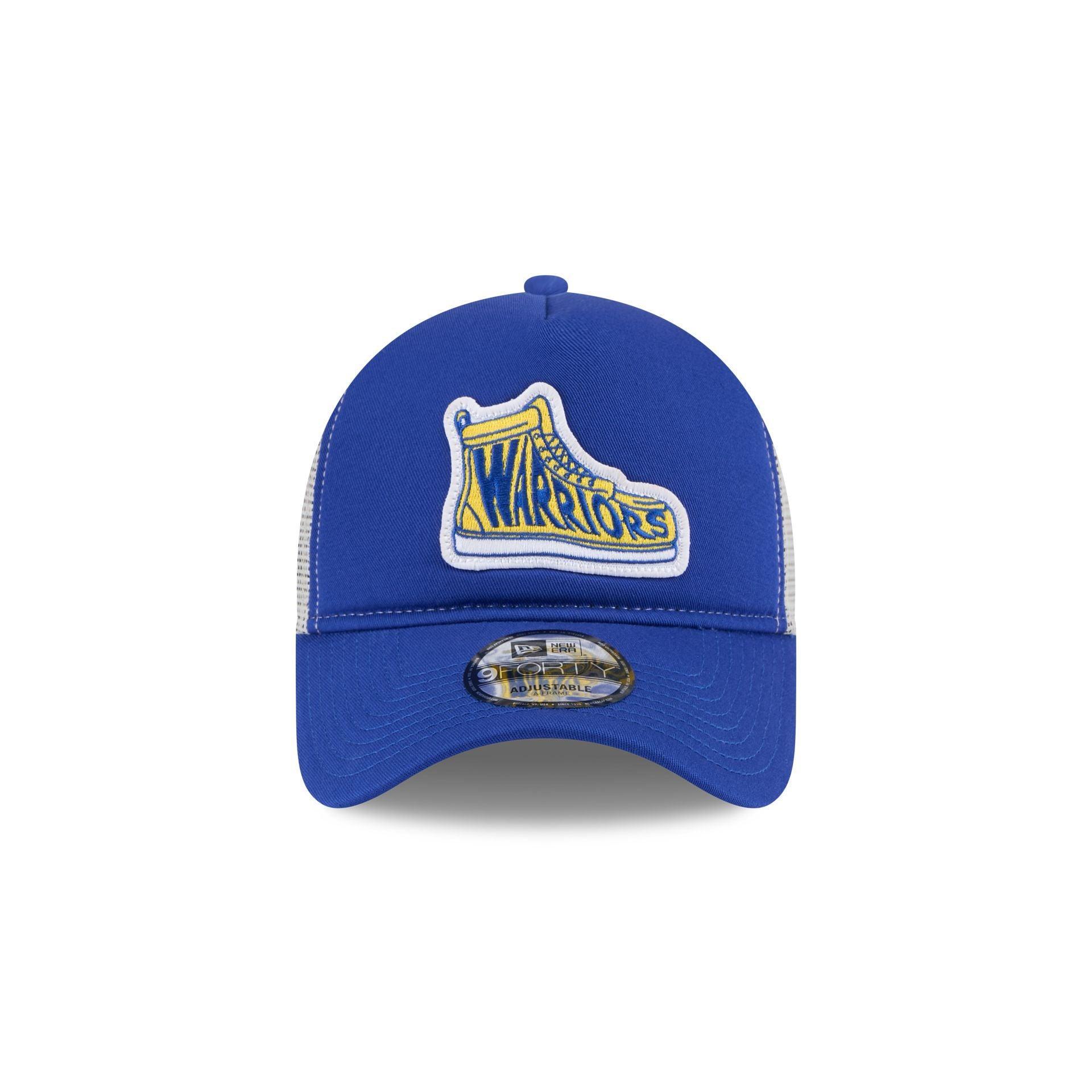Golden State Warriors 2025 All-Star Game Fan Pack 9FORTY A-Frame Trucker Hat Male Product Image