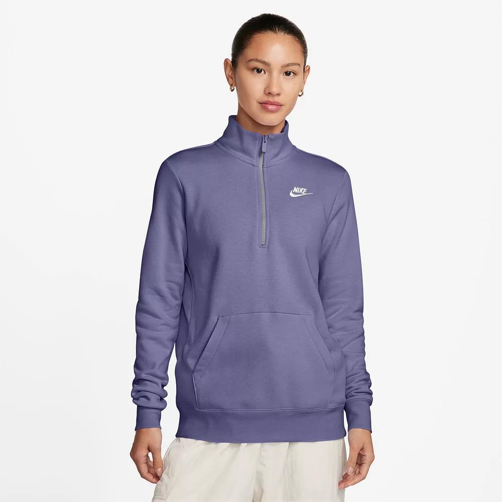 Women's Nike Sportswear Club Fleece Quarter-Zip Sweatshirt,  Product Image