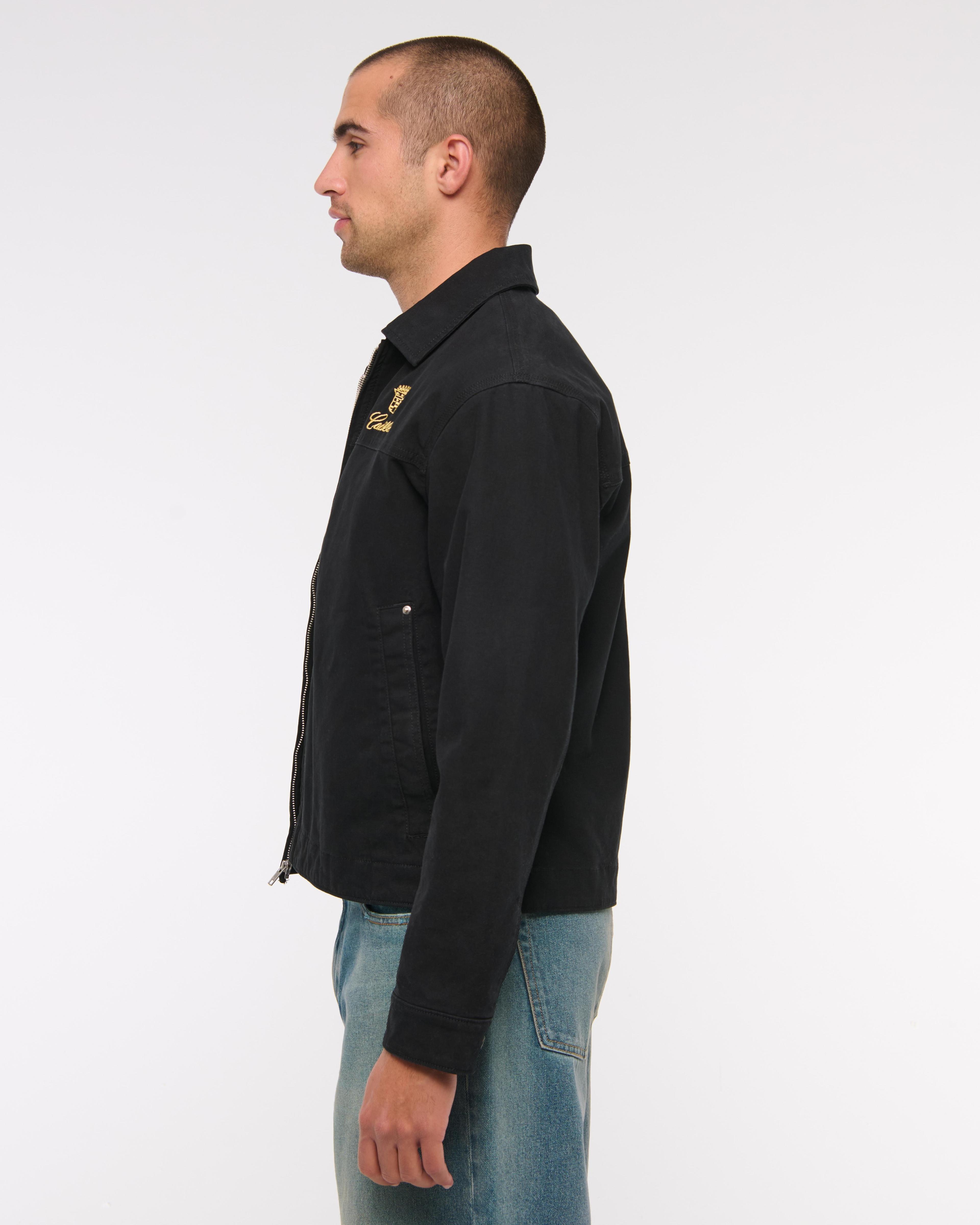 Ford Cropped Zip Workwear Jacket Product Image