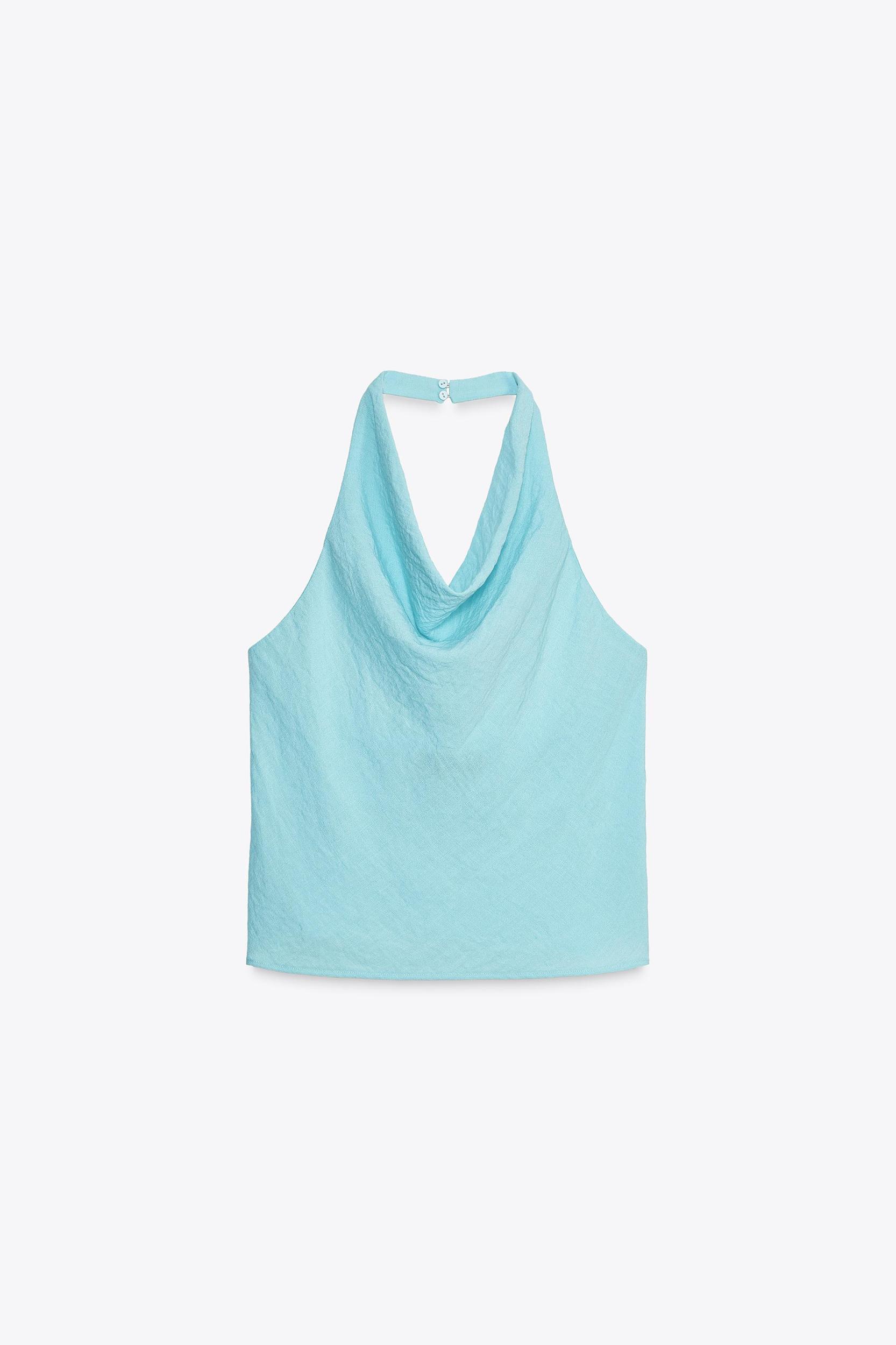 FLOWY HALTER TOP Product Image