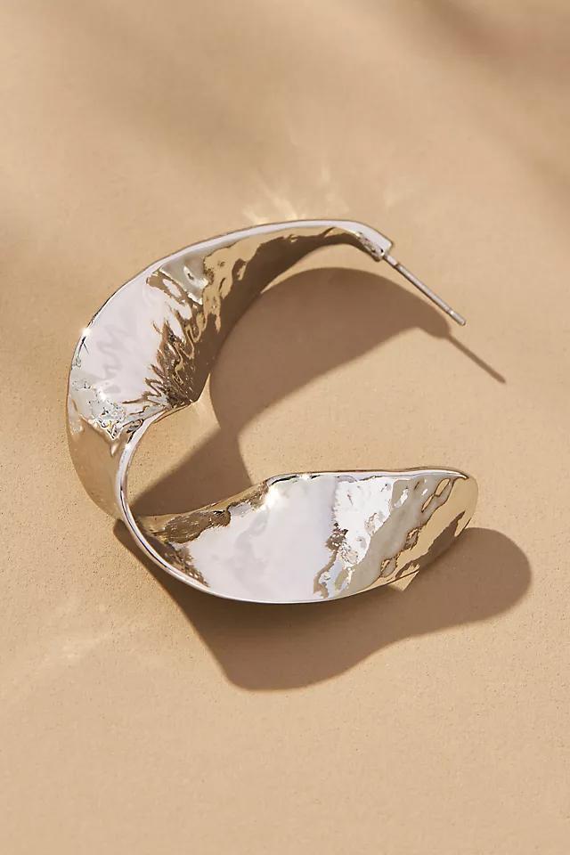 Molten Twist Hoop Earrings Product Image