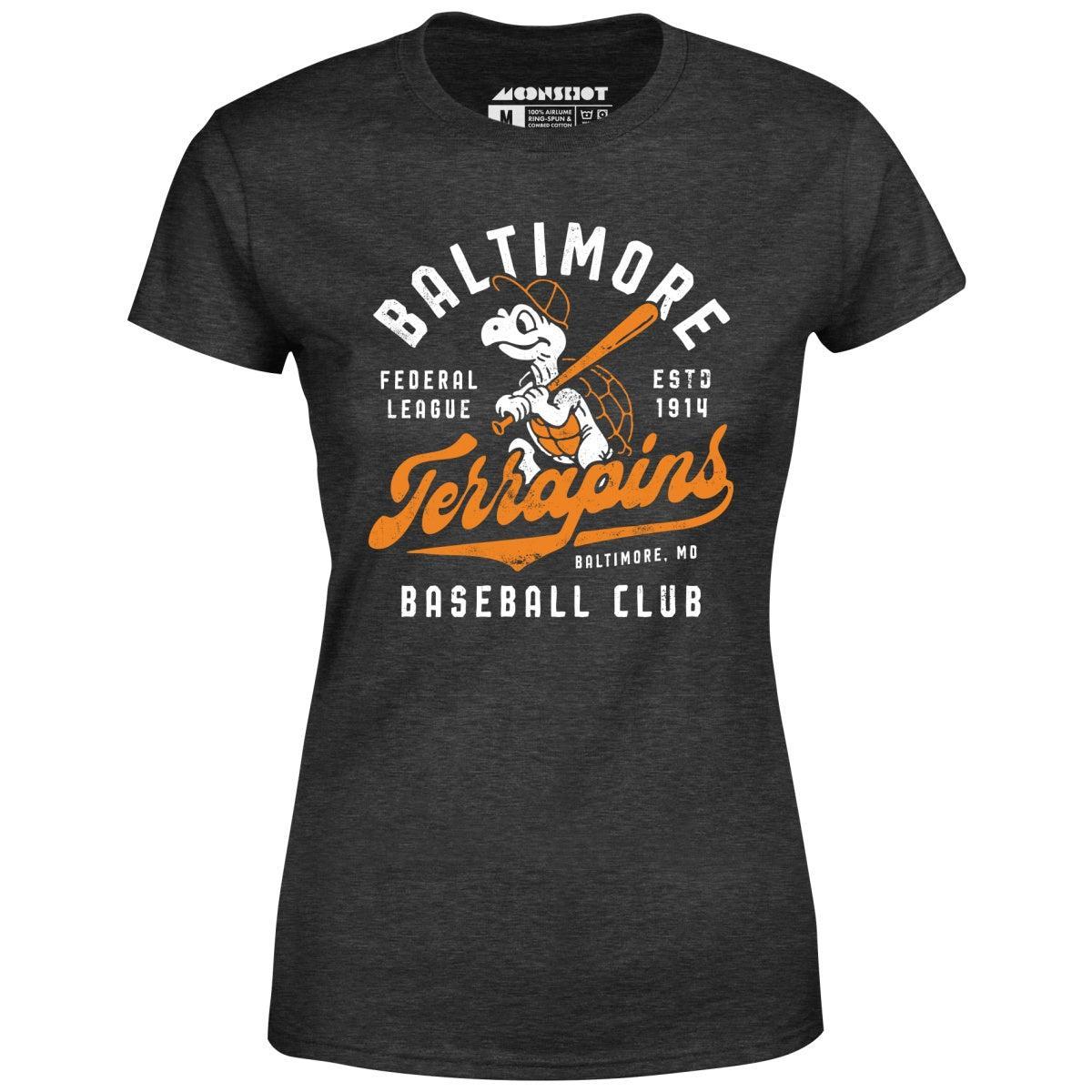 Baltimore Terrapins - Maryland - Vintage Defunct Baseball Teams - Women's T-Shirt Female Product Image