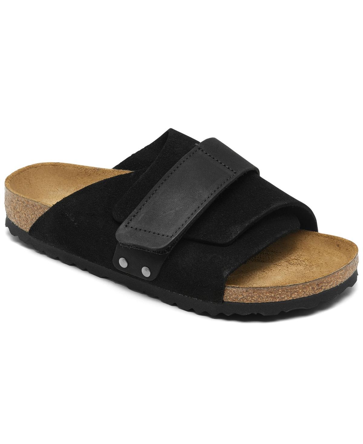 Birkenstock Kyoto Suede/Nubuck Sandals Black 39 Product Image