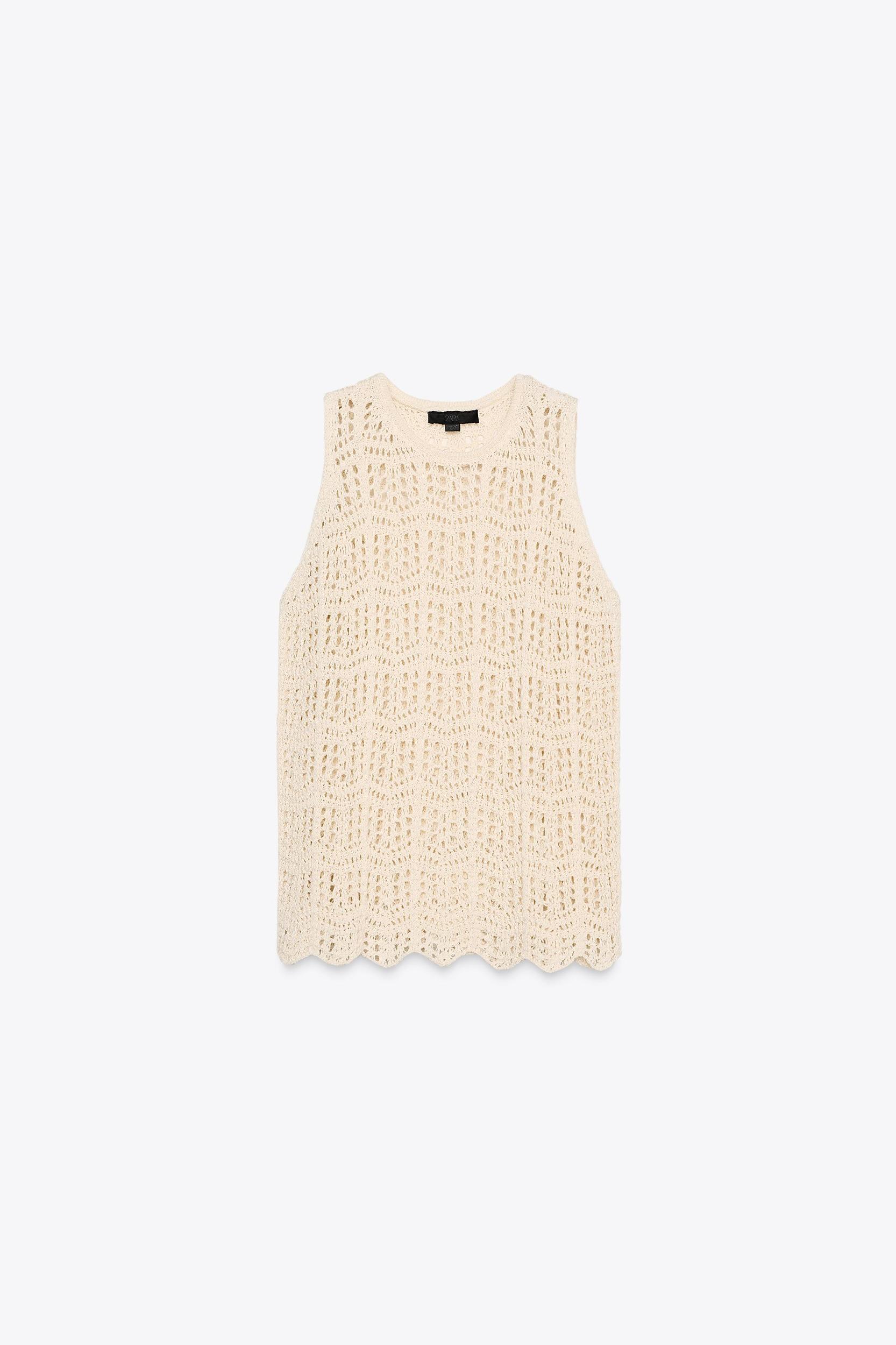 POINTELLE KNIT TOP Product Image