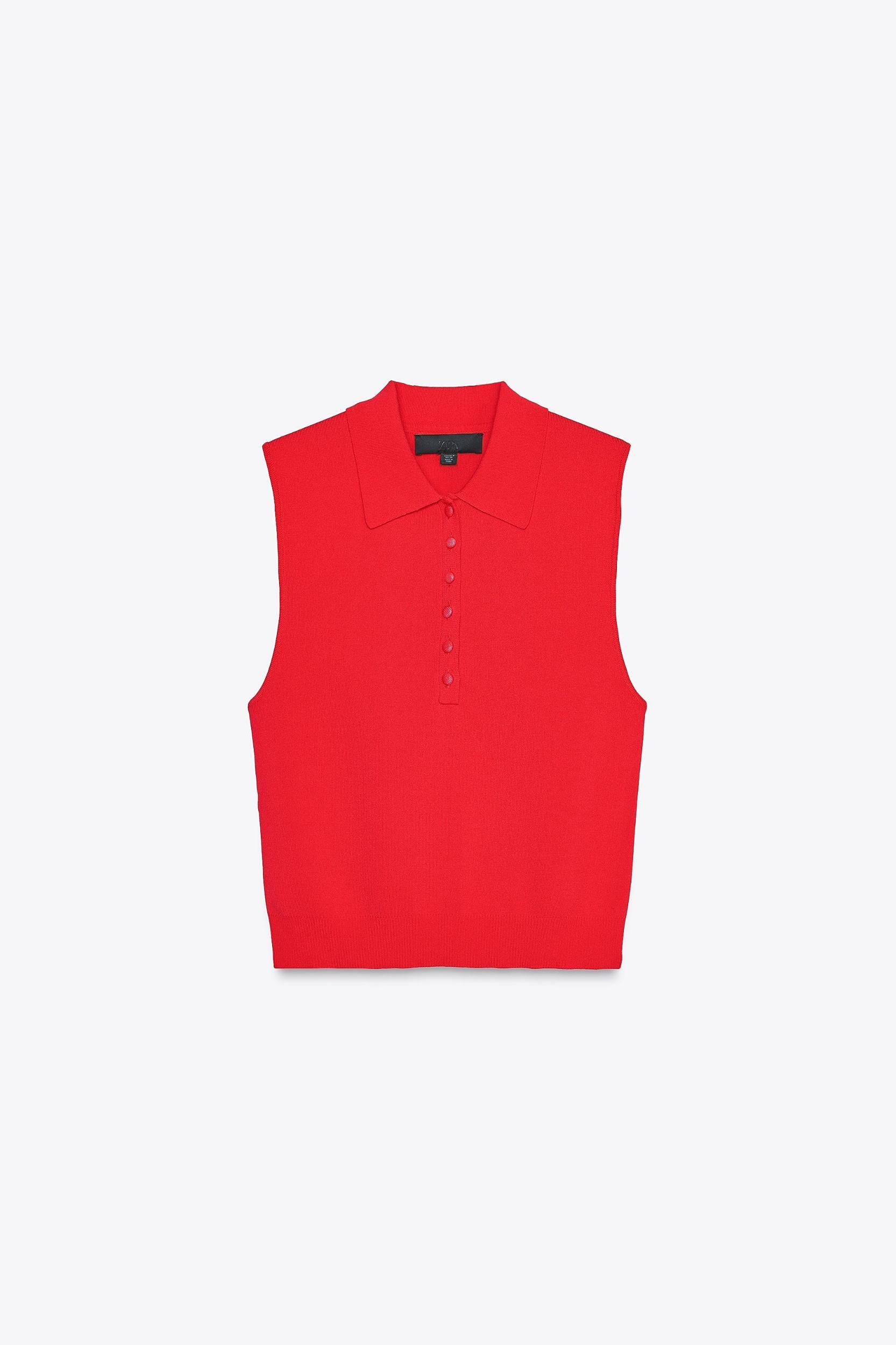 SIDE STRIPE KNIT TOP Product Image