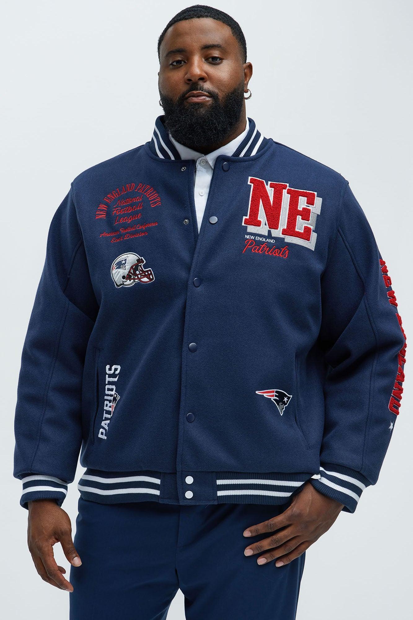 Patriots Touchdown Jacket - Navy/Red Product Image