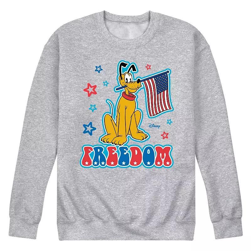 Disney's Pluto Men's Freedom Fleece Sweatshirt, Size: Large, Black Product Image