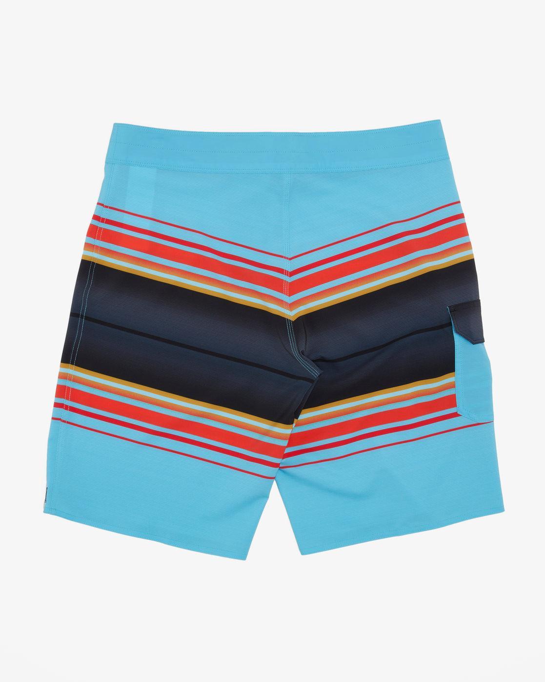 All Day Stripe Pro Performance 20" Boardshorts - Coastal Male Product Image