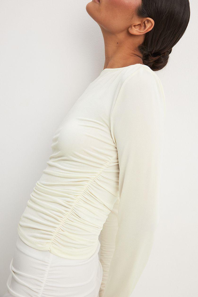 Shiny Drapy Top Product Image