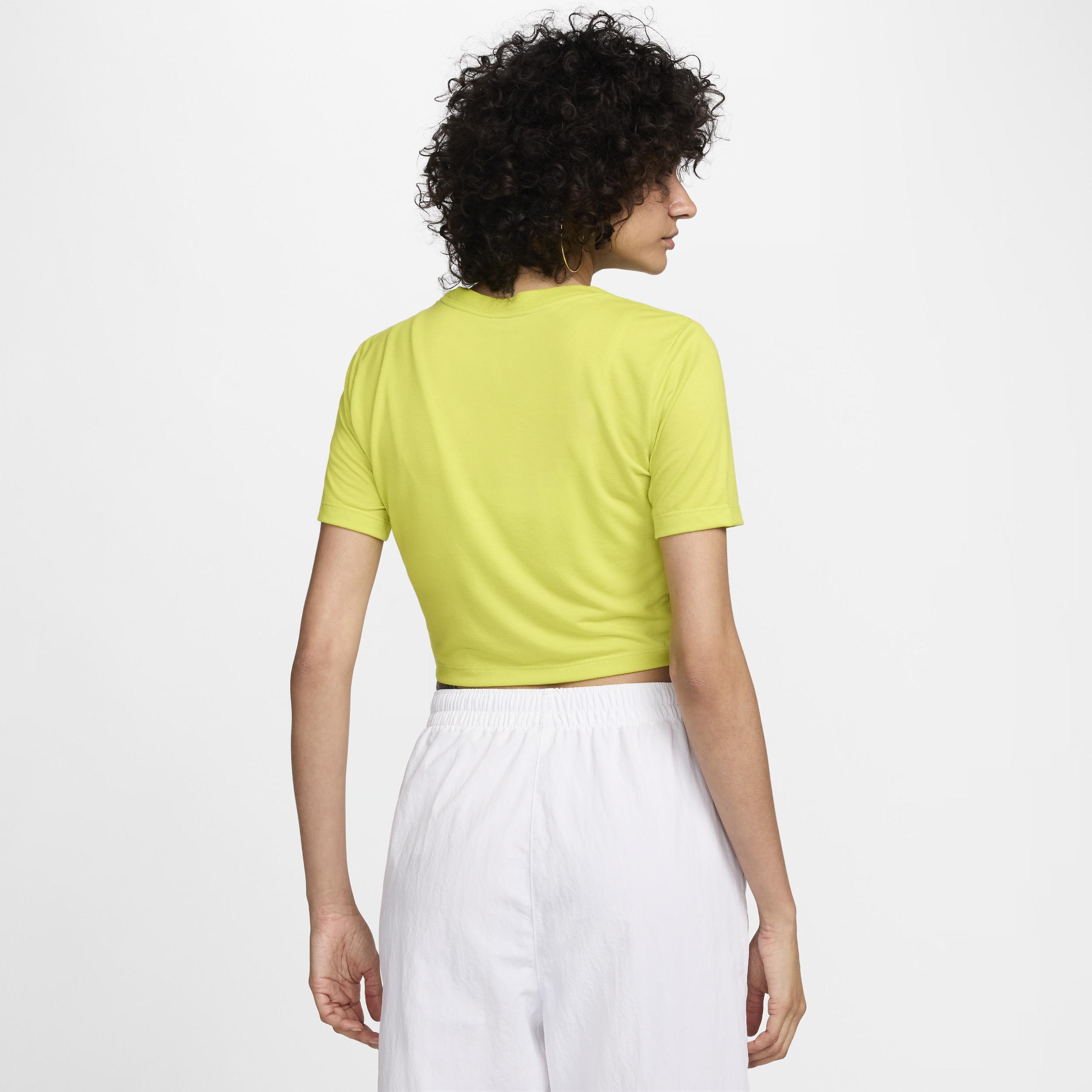 Womens Nike Sportswear Essential Slim Cropped T-Shirt Product Image