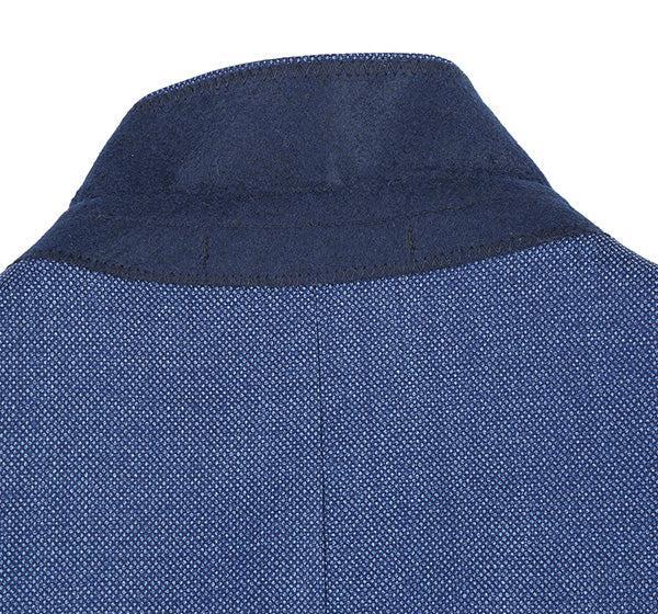 Classic Regular Fit 2 Piece Wool Dress Suit in Blue Product Image