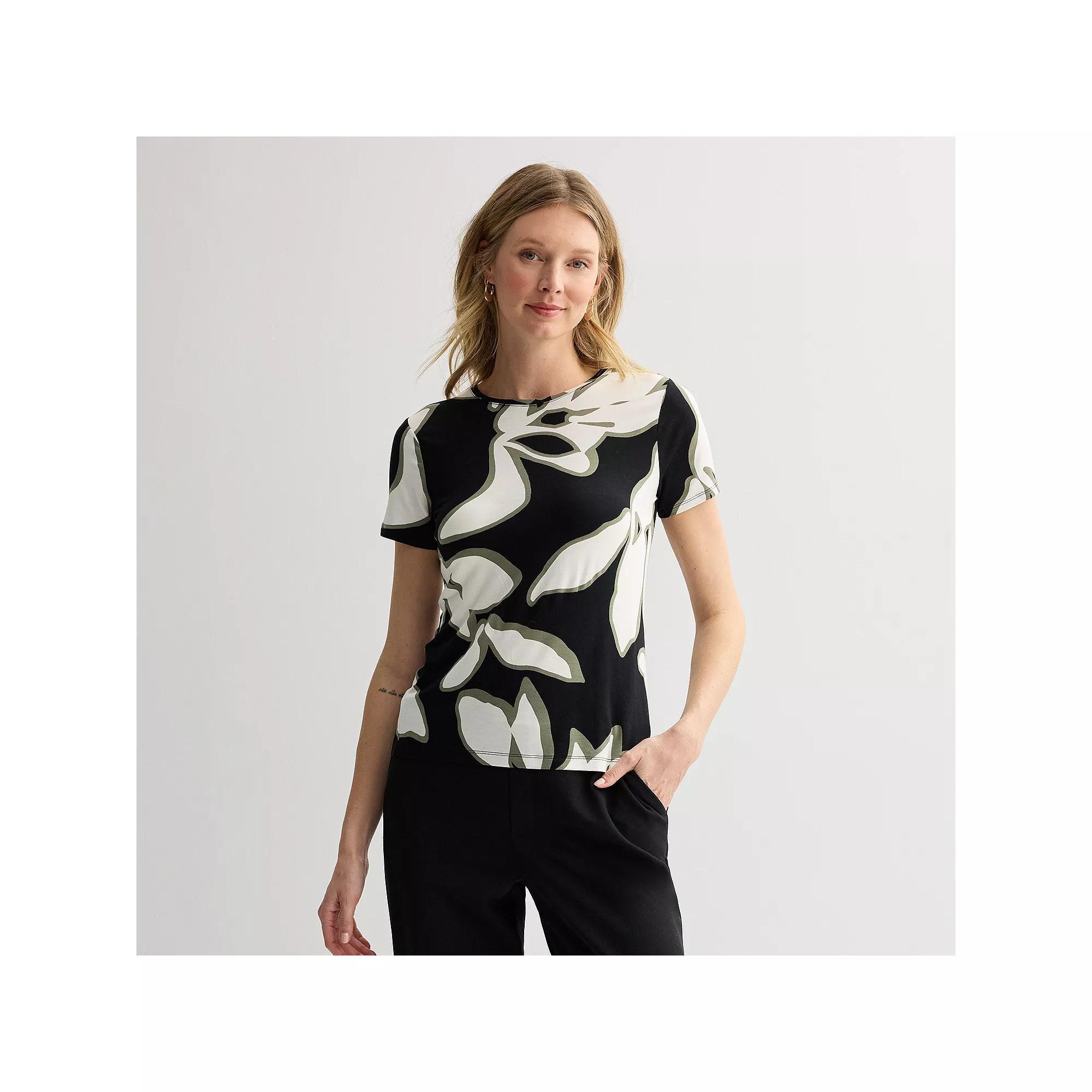 Women's Nine West Essential Crewneck Tee,  Product Image
