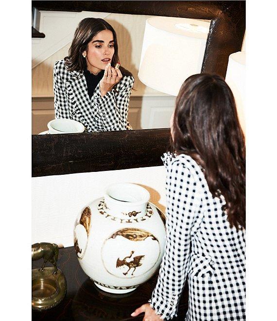 tyler boe Coordinating Tommy Check Pattern Notch Lapel Long Sleeve Button Front Blazer Product Image