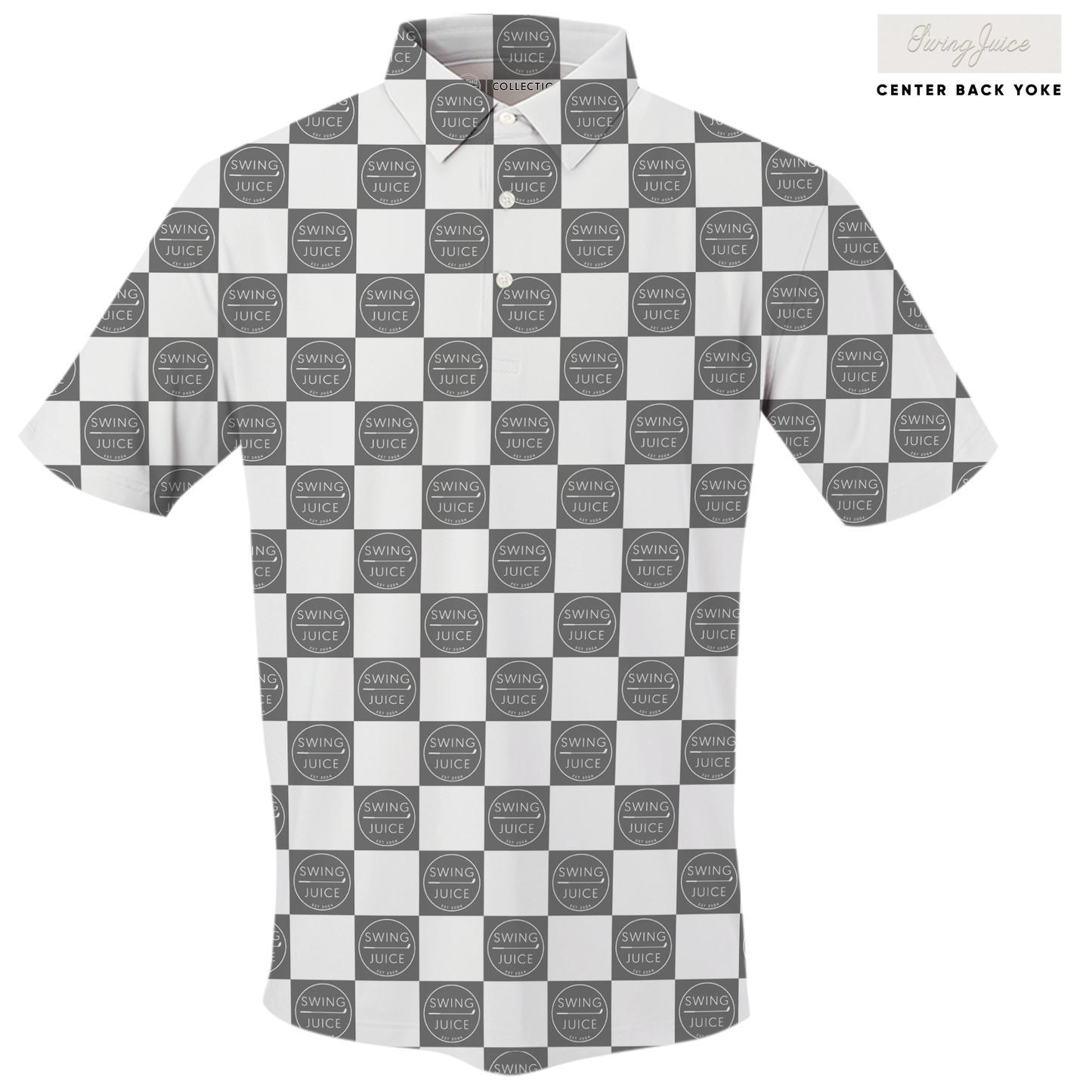 SwingJuice Golf SJ Checkerboard Men's Polo Product Image