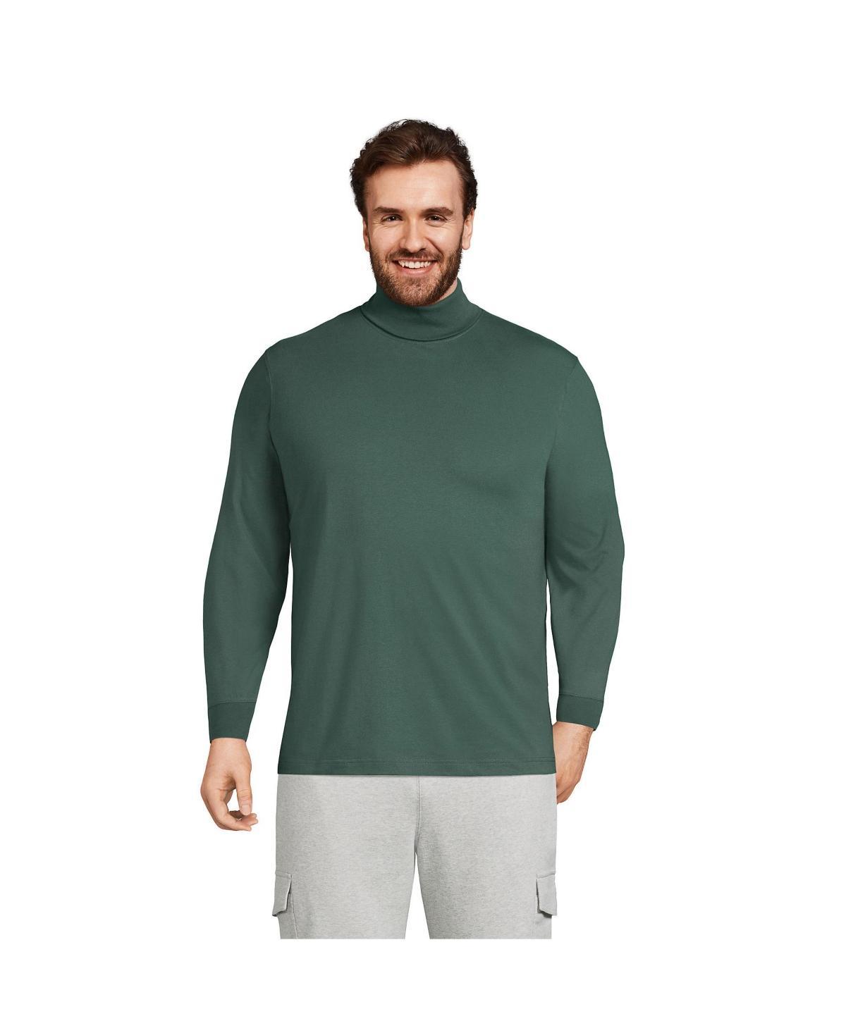 Big & Tall Lands End Super-T Classic-Fit Turtleneck, Mens Product Image