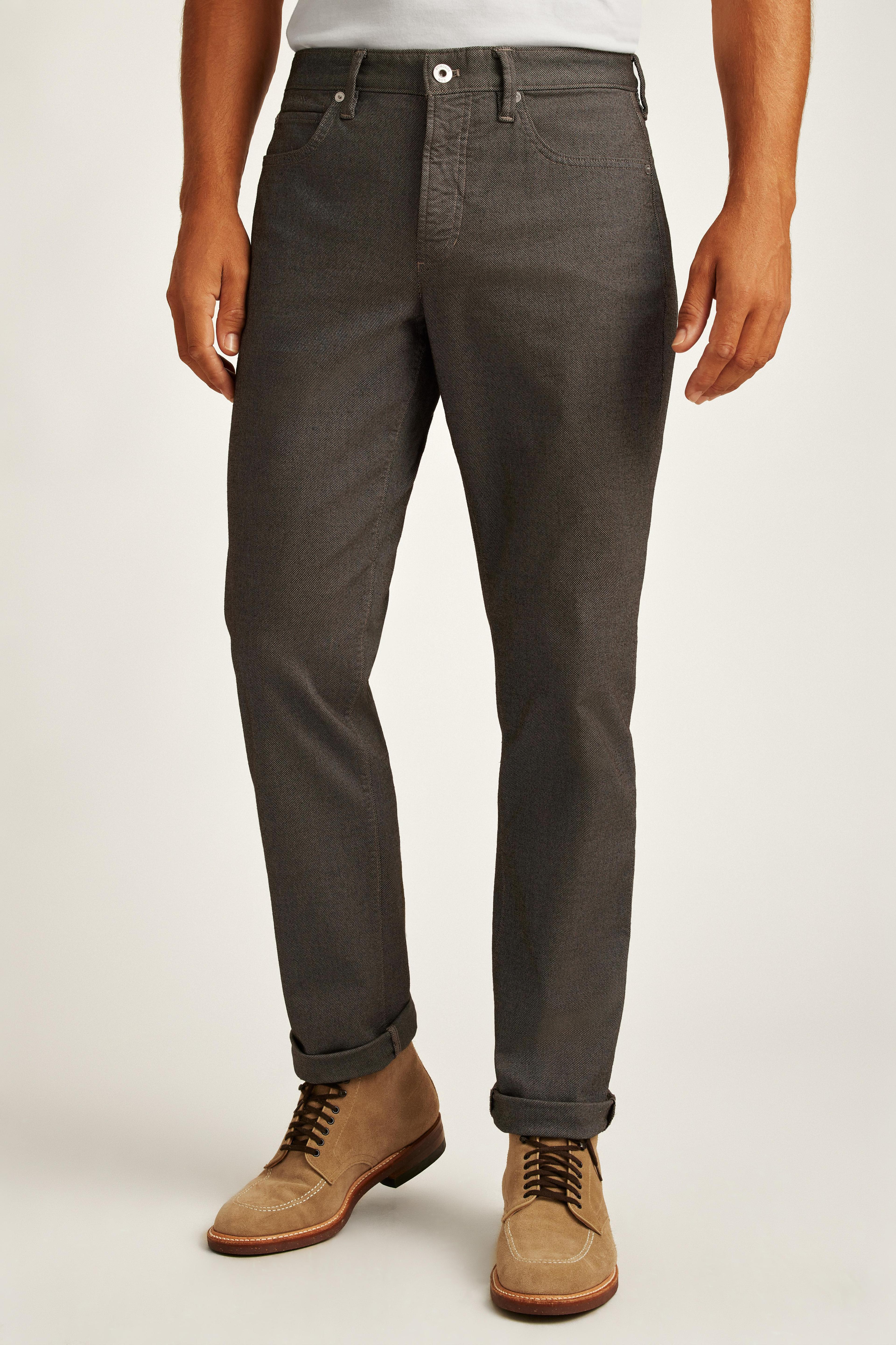 Italian Textured 5-Pocket Pants Product Image