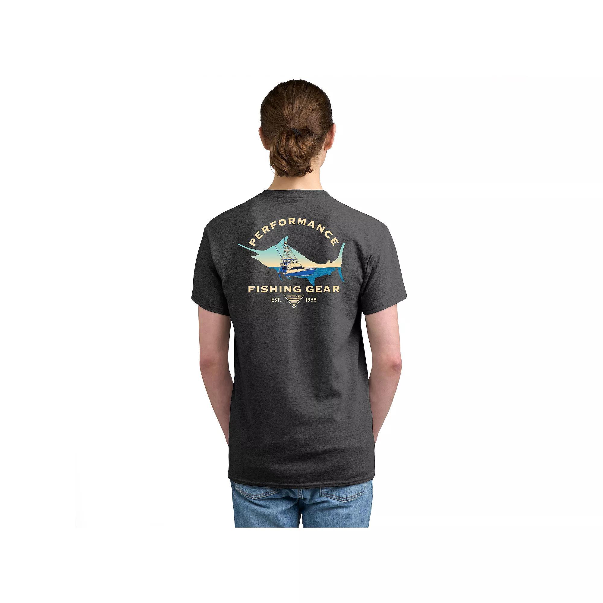 Men's Columbia PFG Performance Fishing Gear Short Sleeve Graphic Tee,  Product Image