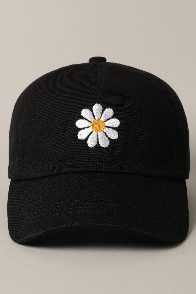 Daisy Embroidery Baseball Cap Product Image