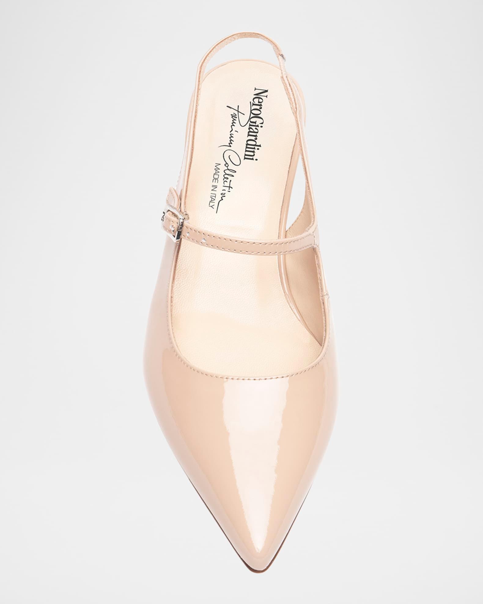 Patent Mary Jane Slingback Pumps Product Image