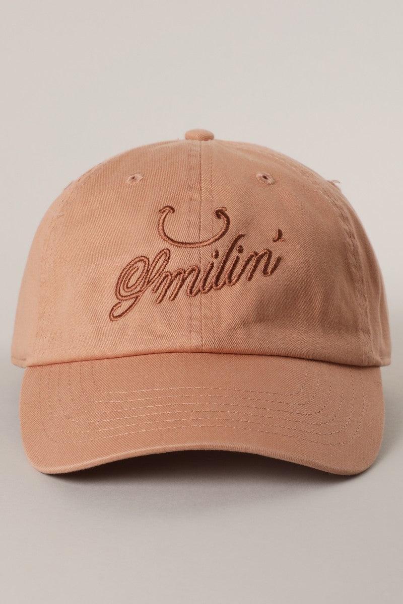 smilin' Embroidery Baseball Cap Product Image