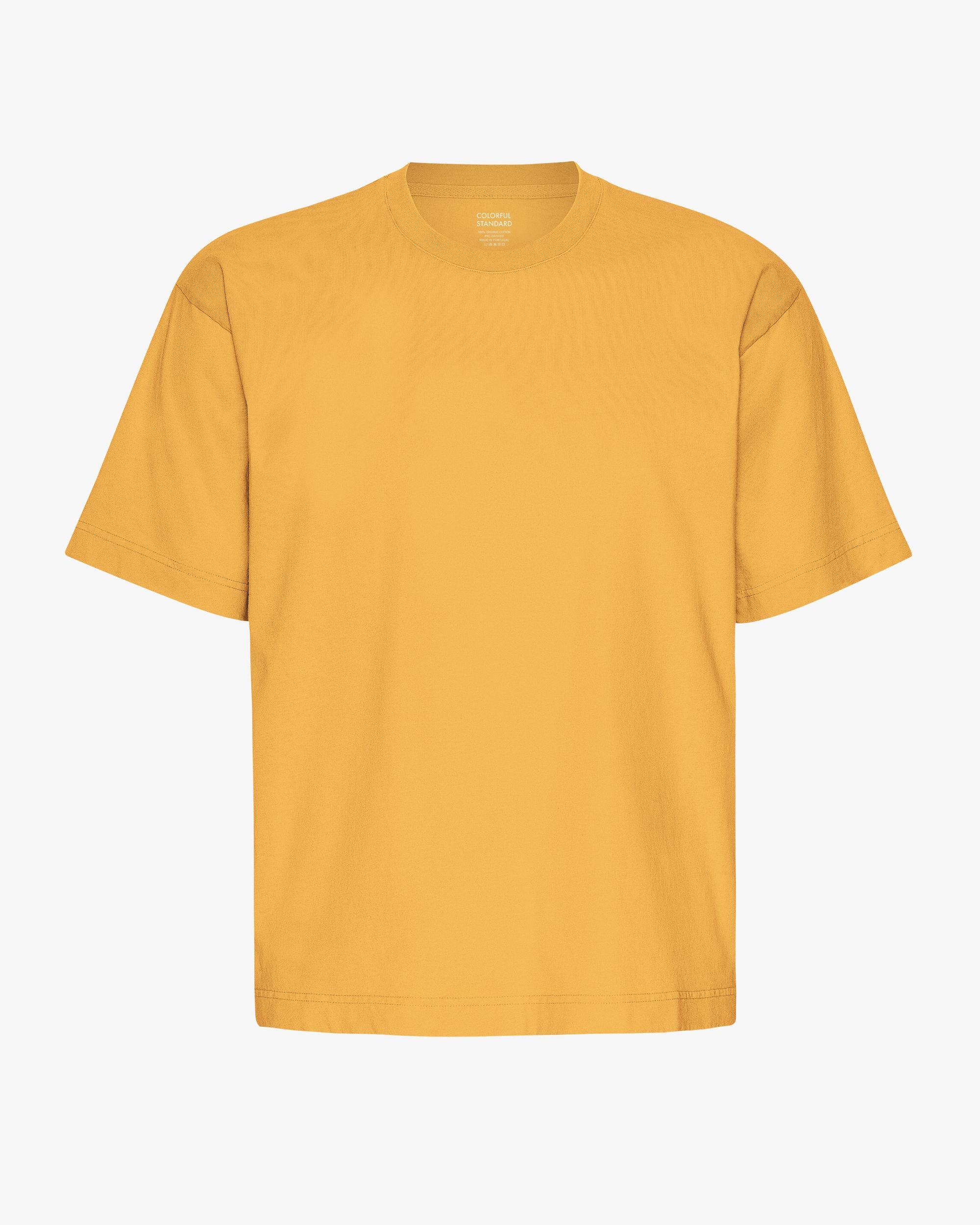 Oversized Organic T-Shirt - Burned Yellow Product Image