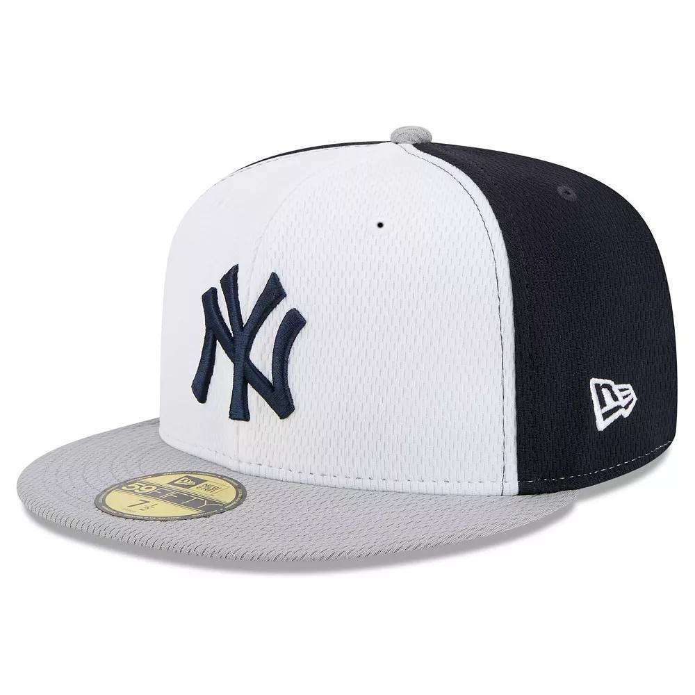 Men's New Era Navy/Gray New York Yankees 2025 MLB Clubhouse 59FIFTY Fitted Hat, Size: 7 1/8, Blue Product Image
