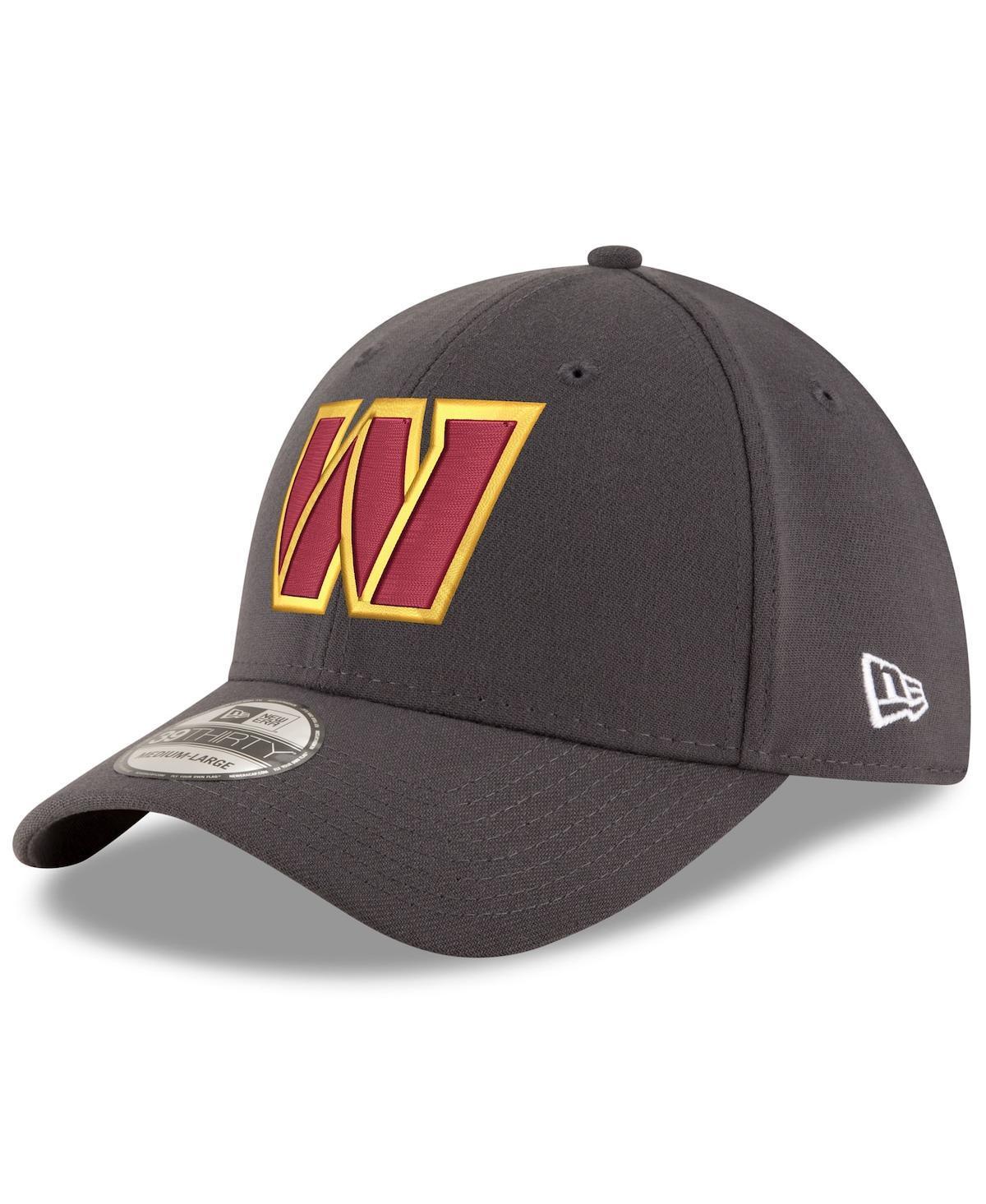 Mens New Era Gray Washington Commanders 39THIRTY Flex Hat Product Image