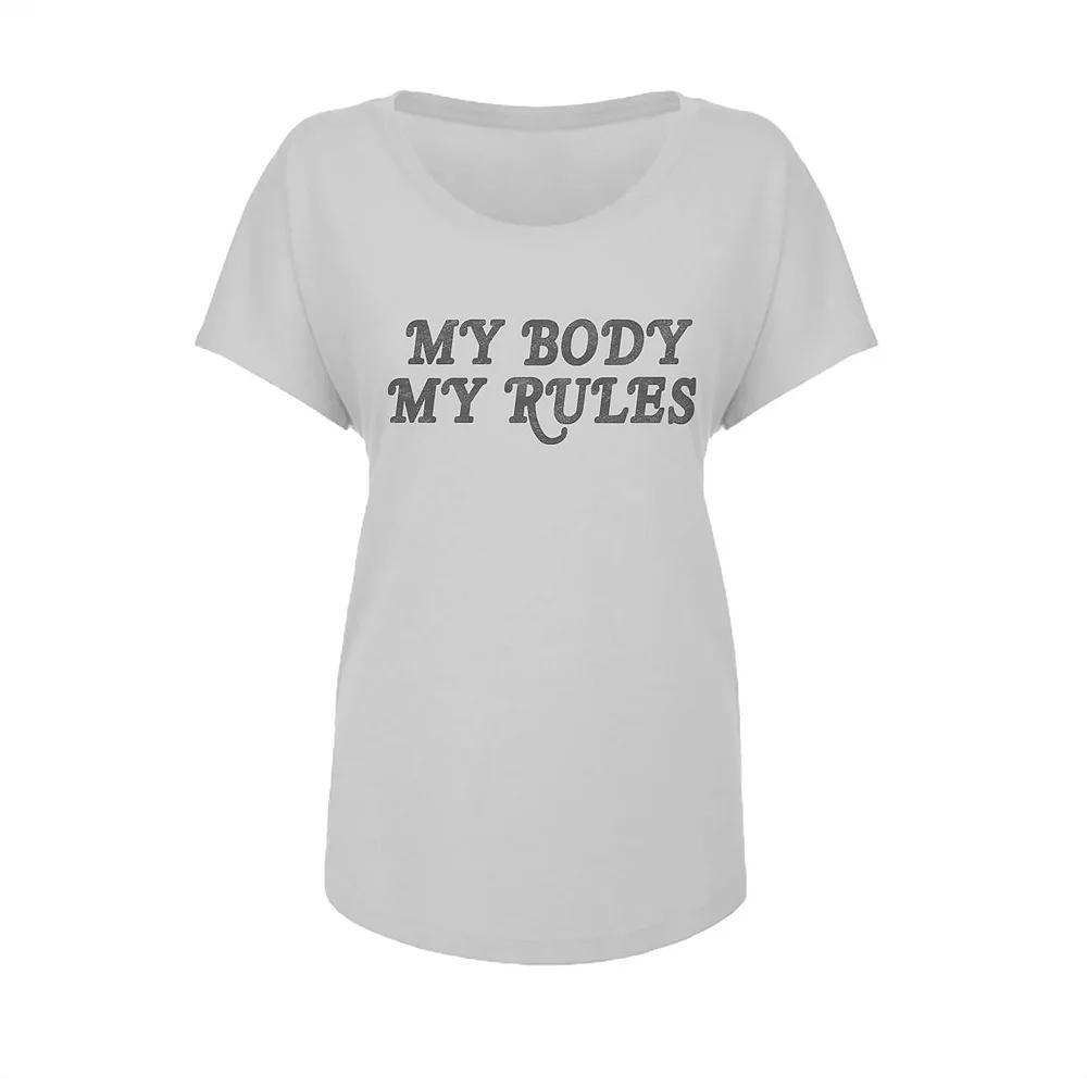 Junior's Grayson Threads My Body Graphic Tee, Women's,  Product Image