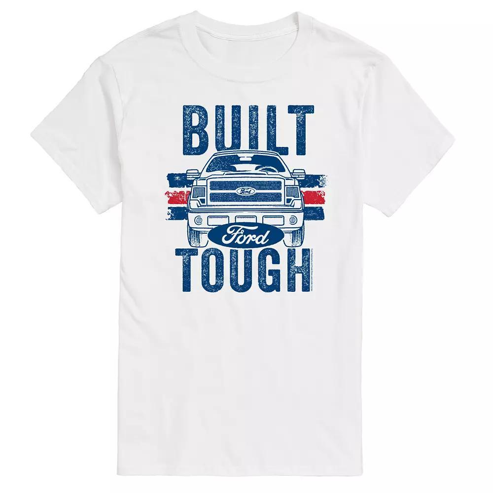 Big & Tall Ford Built Ford Tough F150 Graphic Tee, Men's, Size: 3XL Tall, White Product Image