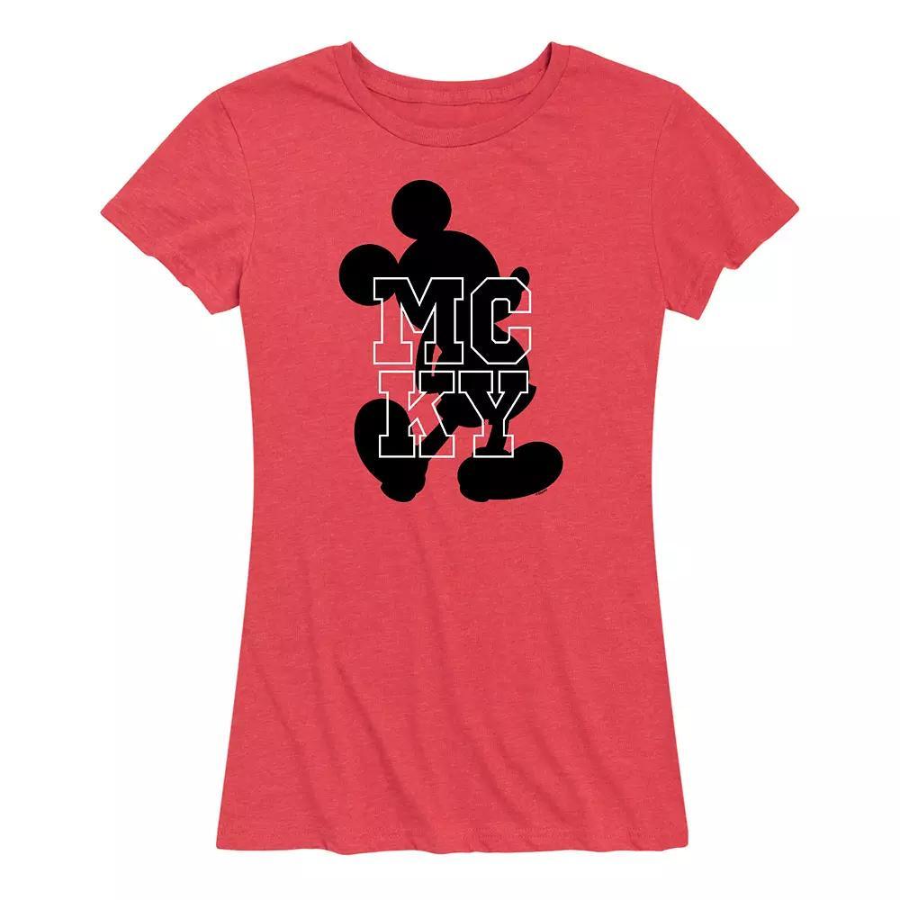 Disney's Mickey Mouse Women's Silhouette Graphic Tee,  Product Image