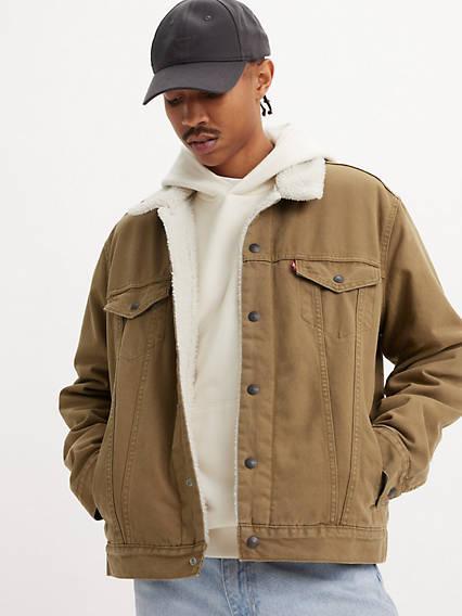 Canvas Sherpa Trucker Jacket Product Image