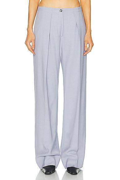 Acne Studios Straight Leg Trouser in Purple Product Image