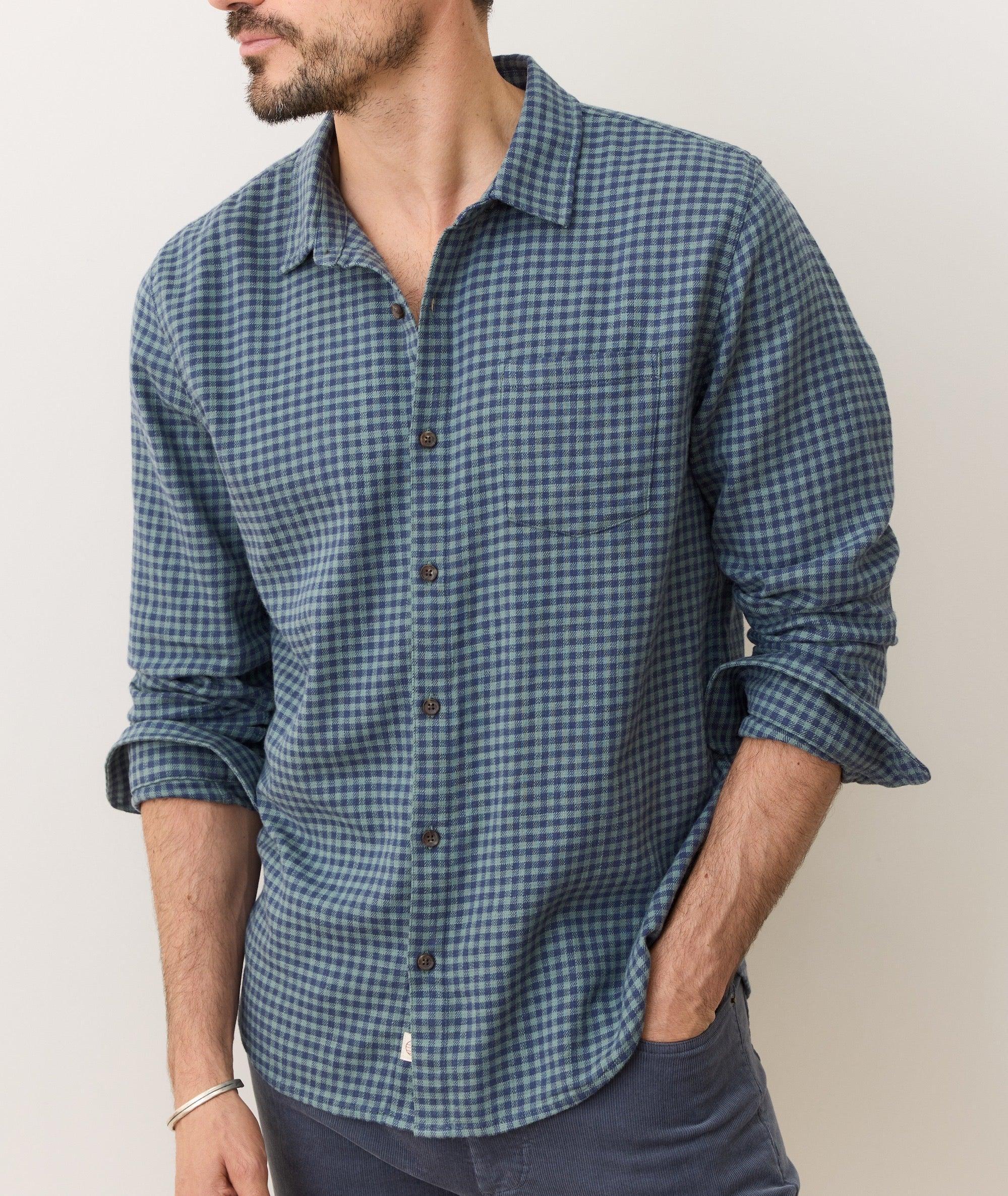 Stretch Selvage Long Sleeve Shirt Product Image