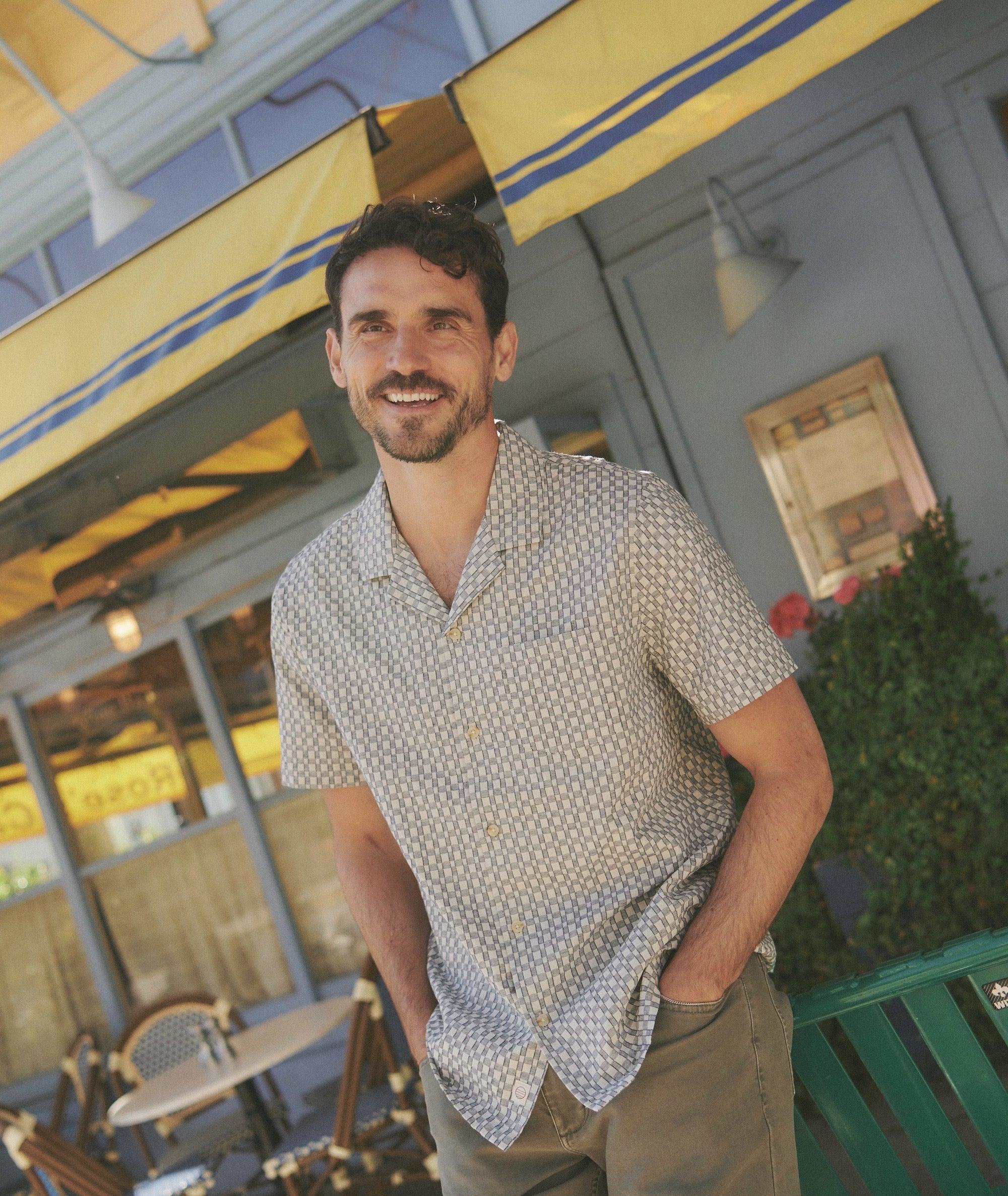 Landon Checkered Resort Shirt Product Image