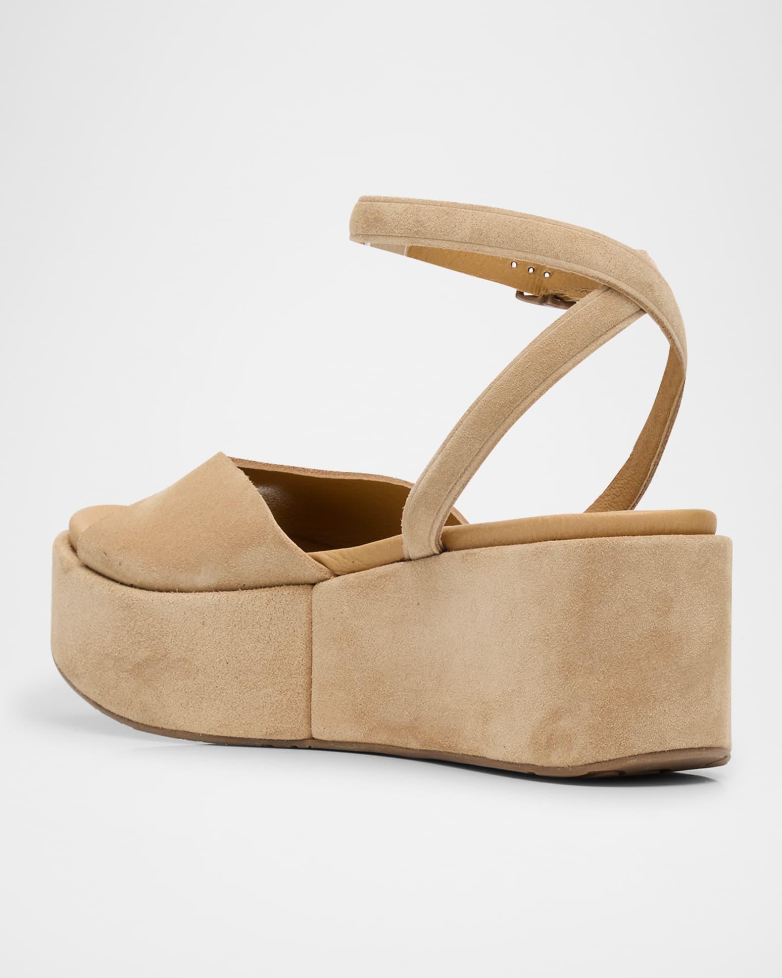 Nereida Suede Flatform Sandals Product Image