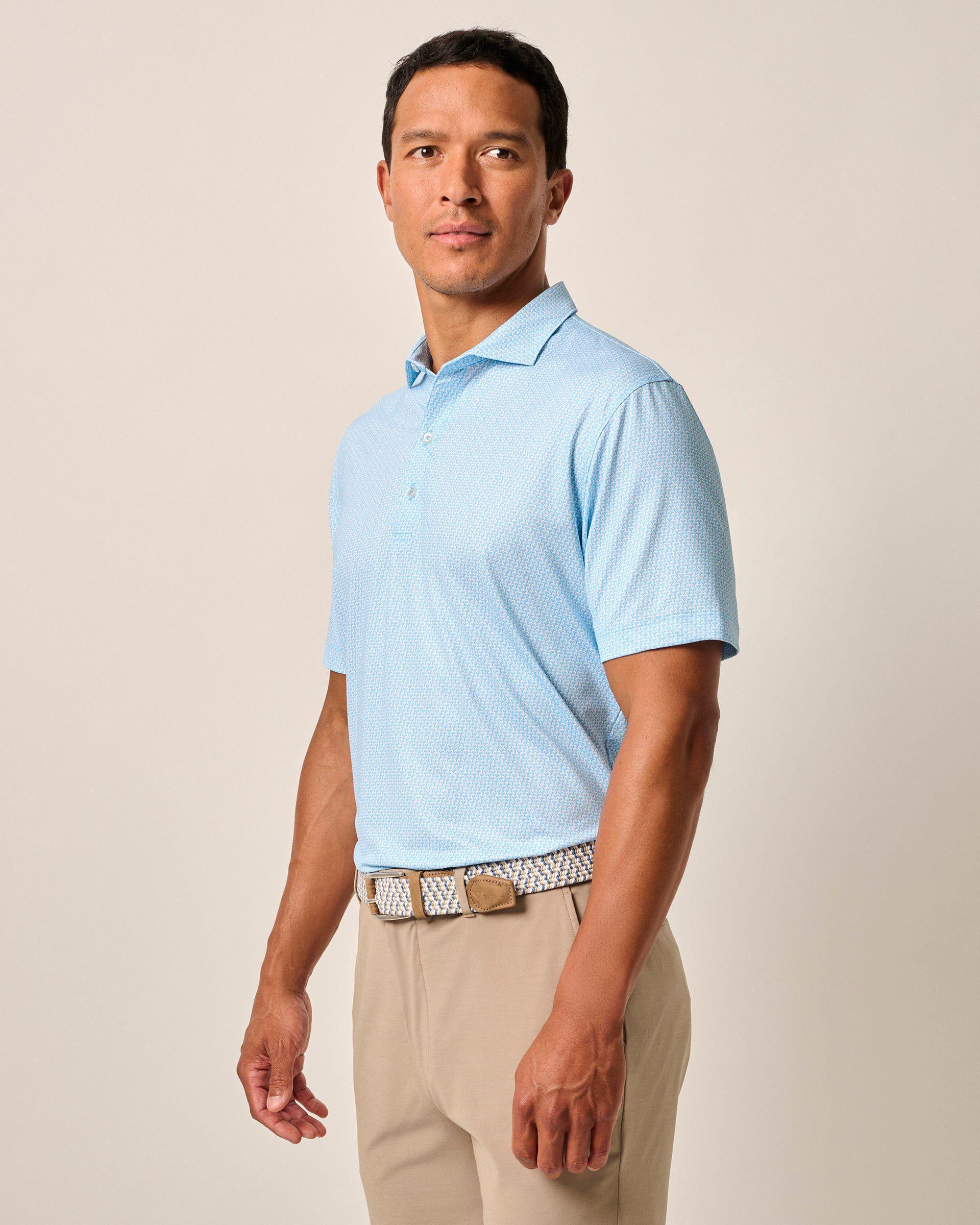 johnnie-O Performance Jersey Polo - Island Times Product Image